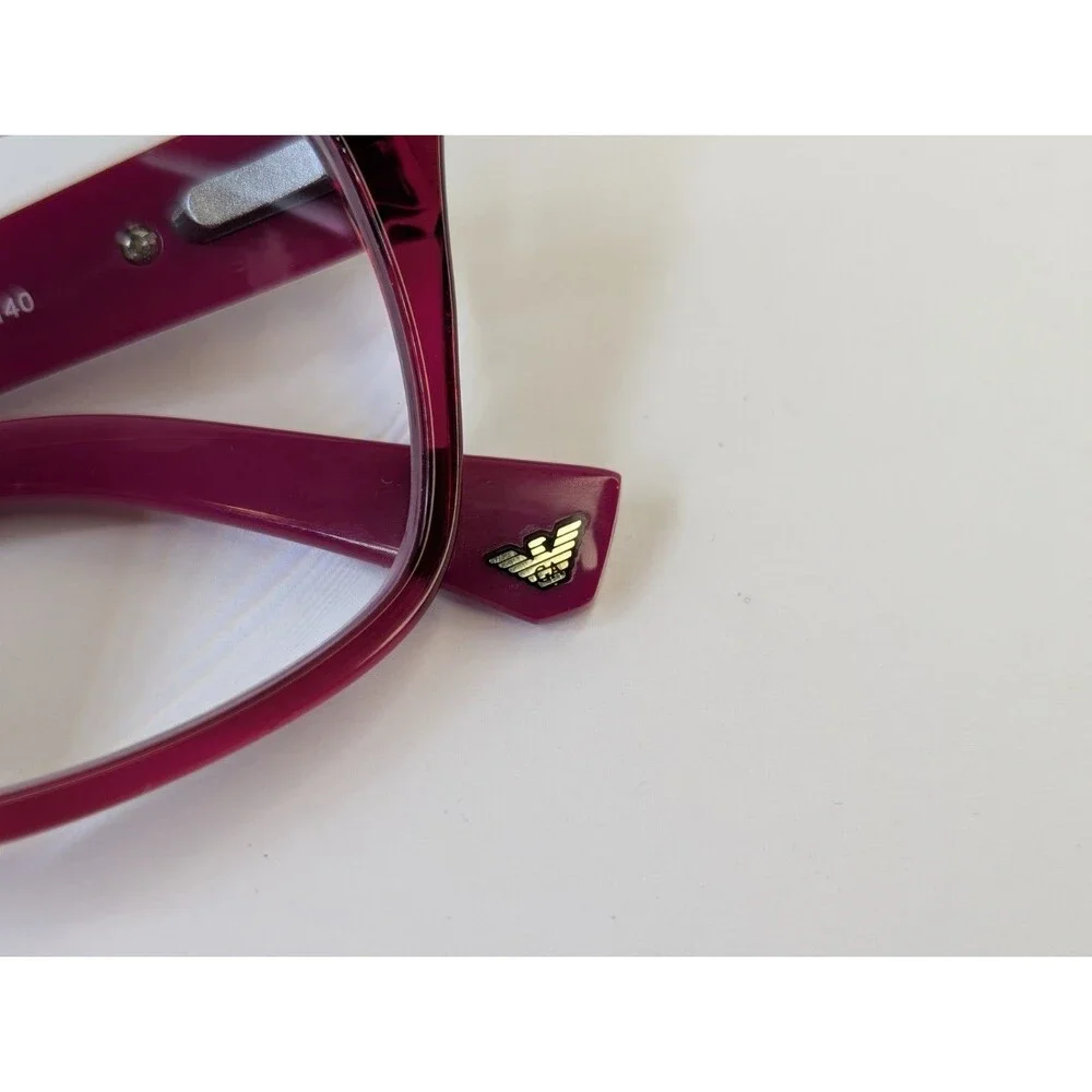Emporio Armani EA 3023 5199 Cyclamen Purple Eyeglasses Frames 52-17-140 Ex Cond